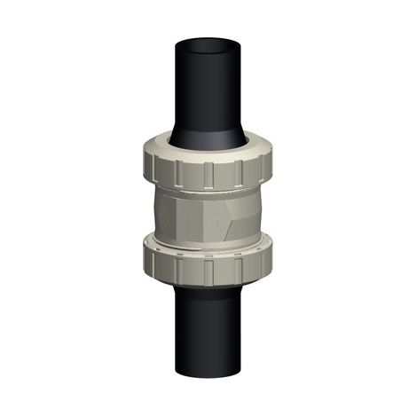 Clapet anti-retour GF 562 PP/EPDM d 20 PE buse SDR11, ressort 1.4310