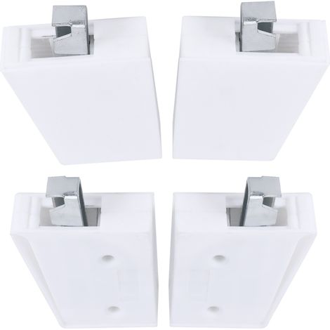Set mit 2 verstellbaren Schrankhaken inklusive Montageplatte, Möbelbeschläge (1/5)