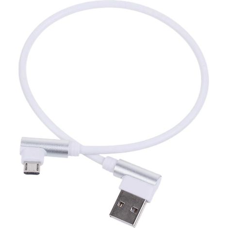 Câble de données micro USB coudé, câble de charge, câble de synchronisation de données USB 2.0 (1/5)