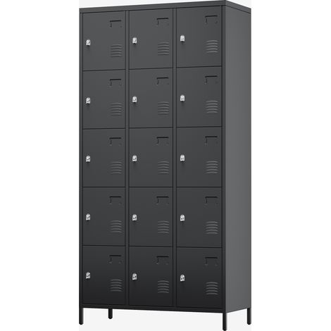 Armoire vestiaire métallique 15 portes (1/5)