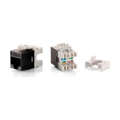 Kit 8 pz connettore femmina rj45 ftp pannello cat6 keystone