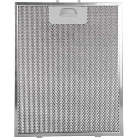 Filtro Aluminio Teka DE 90 / DS 90  Medidas 260 x 320 mm  Recambio Original 40472918  Filtro Antigrasa Metálico con Pestaña (1/2)