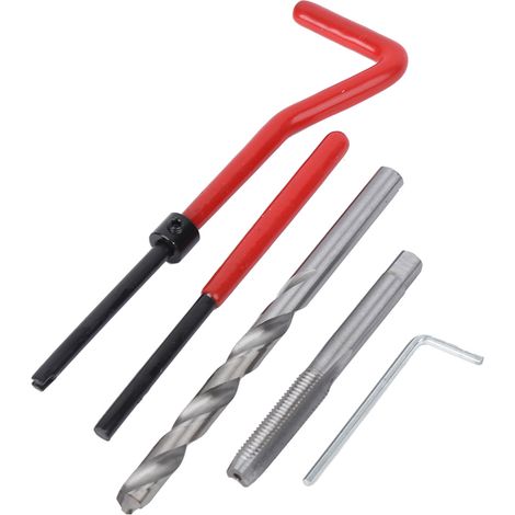 Kit de réparation de filetage 25 pièces M7 avec boîte transparente en plastique pour machines d'usinage (1/5)
