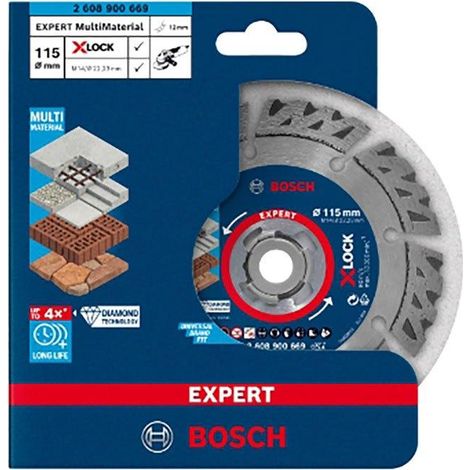 Disco de corte diamantado Bosch Expert MultiMaterial 115 mm (1/3)