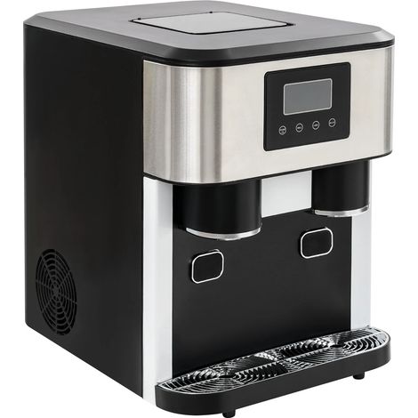 Gojoy – Machine à glaçons professionnelle 3 en 1 – Production rapide 16 cubes en 7-9 min – Écran LCD – Pour cuisine, bar, bureau