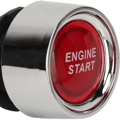 Interruptor de arranque de motor de 12 V 50 A con botón pulsador rojo para vehículos.