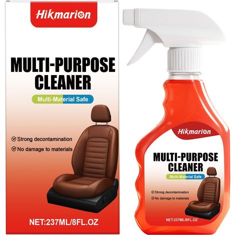 Autoinnenreinigungsspray für Ledersitze und Dachhimmel: desodoriert, reinigt und entfernt Flecken ohne Waschen – 237 ml -- DE (1/5)