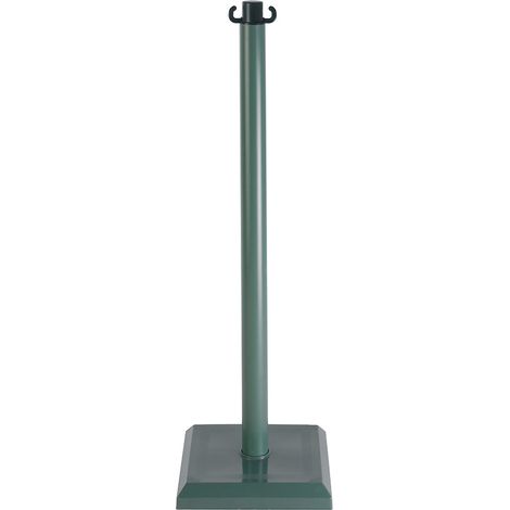 Poteau PVC Vert bronze sur socle lesté 3kg - 1000049 (1/2)