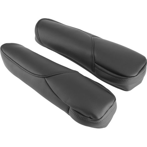Mikrofaser-Leder-Sitzarmlehnengriff-Dekorbezug passend für Honda CRV 2007-2009, Schwarz (1/5)