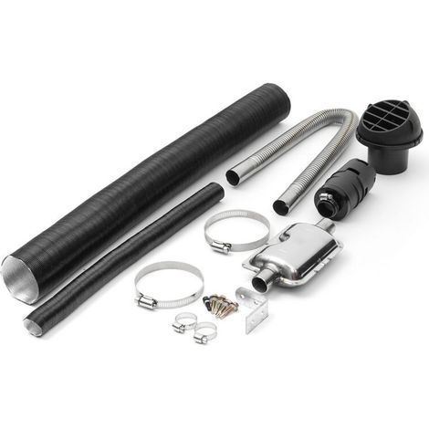 Kit silencieux d'échappement 24mm pour chauffage diesel – Acier inoxydable – Réduction du bruit – Compatible Webasto et Dometic (1/3)
