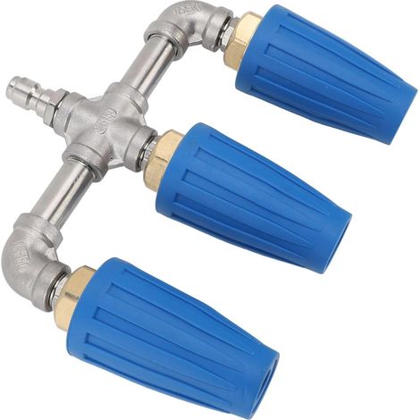 Buse rotative triple turbo, raccord rapide 1/4 pouce, 4000 PSI pour nettoyeur haute pression (1/5)