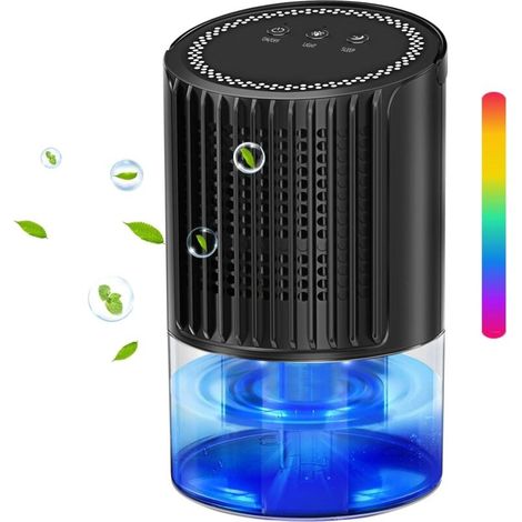 Déshumidificateur domestique - 700 ml, avec fonction de dégivrage automatique, 2 modes de fonctionnement, arrêt automatique intelligent, ultra-silencieux, adapté aux chambres, sous-sols, pièces, armoi (1/5)