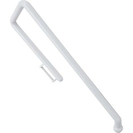 Support mural pour rouleau papier - Porte-serviettes - Rack papier toilette - Organisateur salle de bain et cuisine - Blanc (1/5)