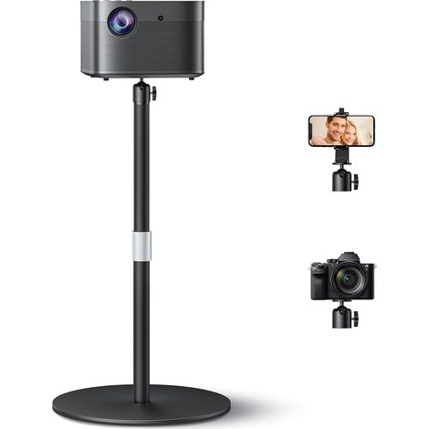 Support de Projecteur sur Pied Hauteur Réglable 5kg - pour Projecteurs/Appareils Photo (1/5)