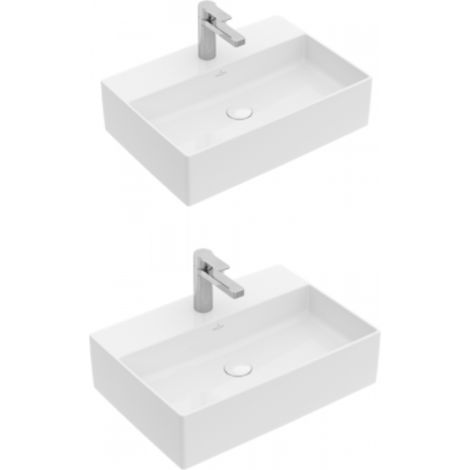 Lot de 2 vasques à  poser 50 cm VILLEROY ET BOCH Memento 2.0