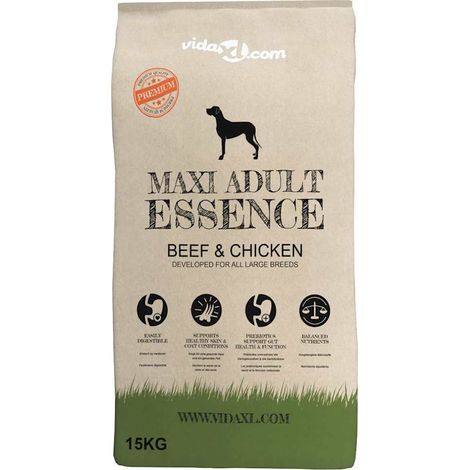 vidaXL Comida seca para perros Maxi Adult Essence Beef & Chicken 15 kg (1/2)