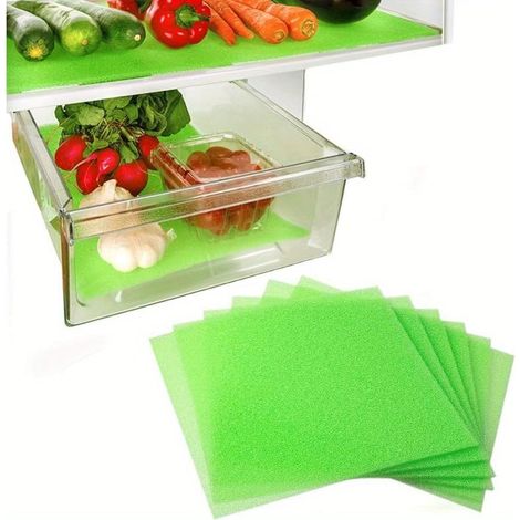 tappetini antimuffa per frigorifero 3803003 mm, anticondensa e per mantenere la freschezza – Tappetini lavabili per frigorifero, realizzati in poliuretano traspirante, adattabili e riutilizzabili (1/5)