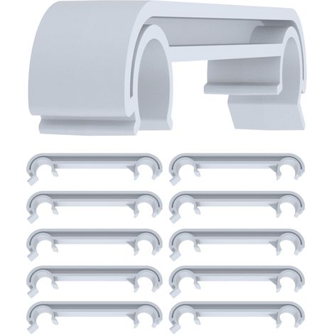 Juego de 10 conectores de plástico para sillas Gris (1/5)