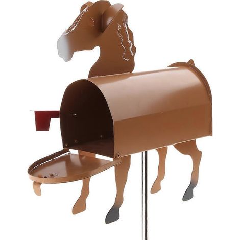 Niedliche Briefkastenabdeckung mit Pferde-/Huhnmotiv, Tiermuster, dekorativer Schutz für Außenbriefkästen, abnehmbare wasserdichte Hülle - 1 Stück.
