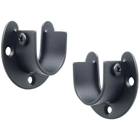 Support de tringle en U en acier inoxydable pour rideau de douche 200 kg (1/3)