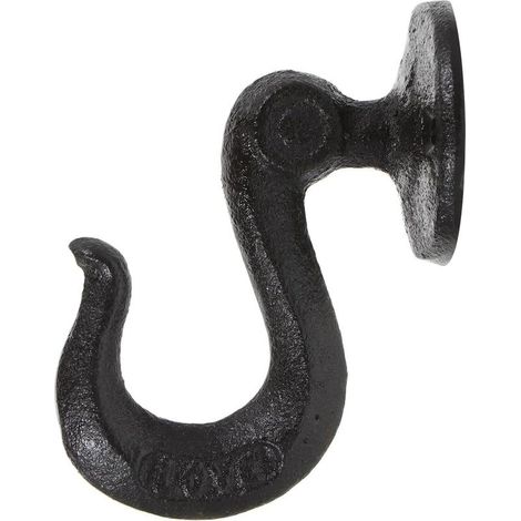 Housoutil Gancho de Hierro Colgador Pared Negro Multifunción para (1/5)