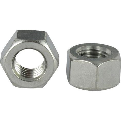 Ecrou HH M8 Epaisseur 8 Inox A2 - 30 pièces (1/3)
