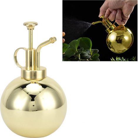 [Bidon à pression] Arroseur de jardin 500ml mode manuel spray fine goutte pour plantes indoor outdoor gold (1/5)