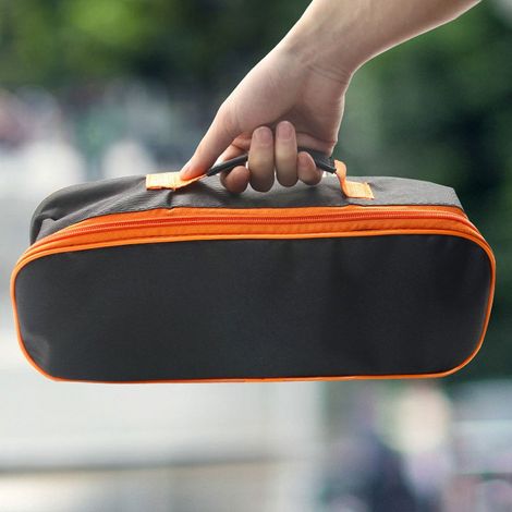 Sac De Rangement Pour Outils - 36,5 X 17 X 11 Cm - Polyester + PVC - Fermeture Éclair Lisse - Poignée Renforcée - Portable - 1 Pièce (1/2)