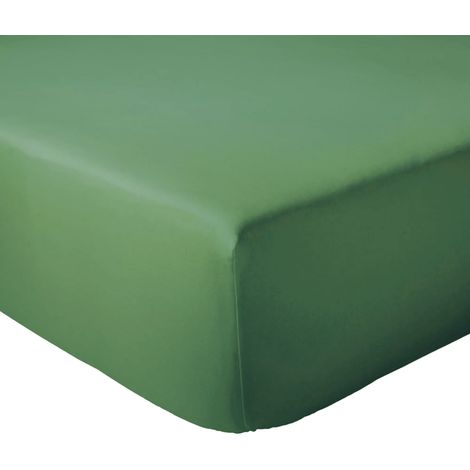 Drap housse coton EVASION Bonnet de 30 cm 120x190 cm (1/5)
