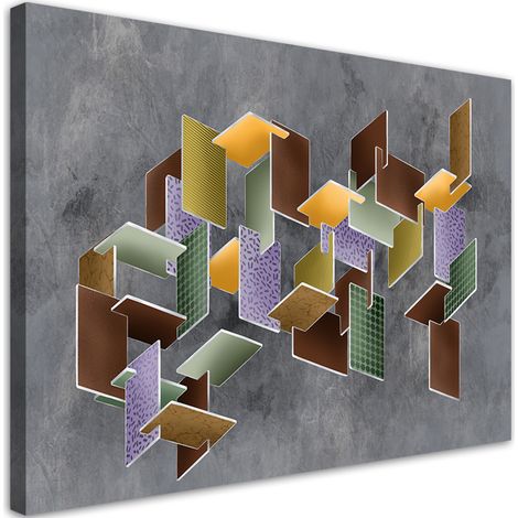 Tableau sur toile Puzzle 3D 100x70 (1/5)