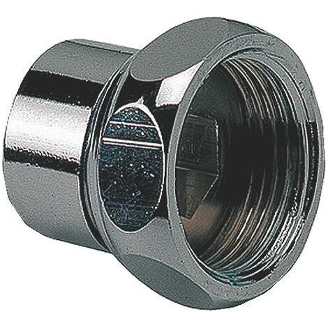 RACCORD LAITON CHROME FEMELLE - ECROU