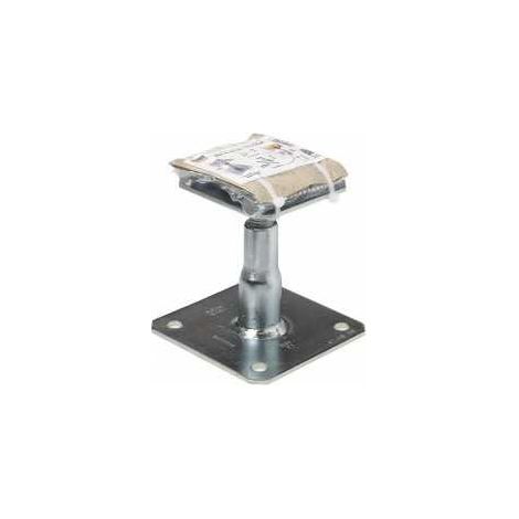 Simpson Strong Tie – Pied de poteau réglable 100-150mm – Acier S235 JR pour bois et béton – Kit de fixation inclus – Applications : pergola, véranda (1/3)