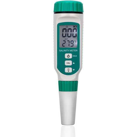 Humidimètre Compteur de salinité réfractomètre numérique salinomètre halomètre jauge de sel saumure salée Aquarium alimentaire testeur de qualité de l'eau (1/5)