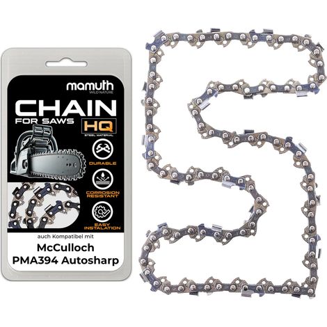 Chaîne de scie 30cm 1,3mm 3/8" 45 TG pour McCulloch PMA394 Autosharp (1/4)