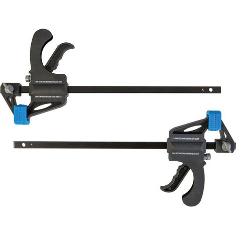 Mini Morsetto Strettoio Reversibile Sgancio Rapido per Legno fino a 100 mm 2 pz Apertura 100 mm (1/5)