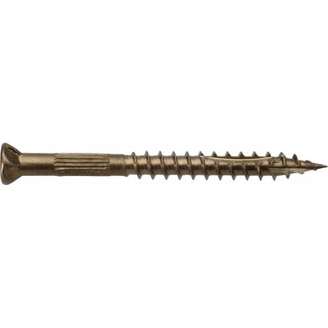 Schraube Speciale Holz Thermo Inox A2 Braun Länge : Länge Durchmesser ∅4,5 mm  125 pièces