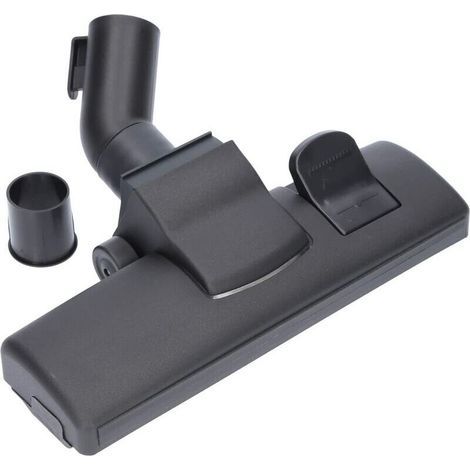 - Brosse à aspirateur, Universelle, 35/32 mm, en Plastique, avec 2 roulettes, Prise de Fil pour Tapis et Adaptateur, Convient aux aspirateurs AEG, Siemens, Miele, Bosch etc. (1/4)
