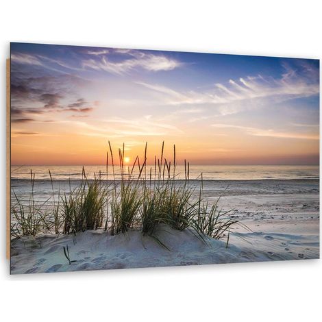 Quadro deco panel, Tramonto sulla spiaggia - 60x40 (1/5)