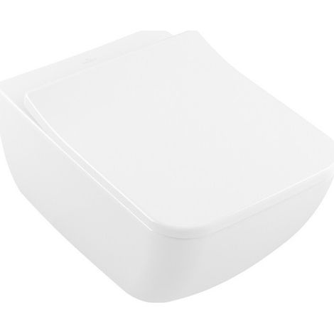 Legato, Cuvette à fond creux, 375 x 560 mm, Angulaire, DirectFlush, modèle suspendu, sortie horizontale, En porcelaine sanitaire Blanc