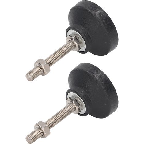 2 Stück Möbelgleiter, schwenkbare Nivellierfüße, verstellbare Tisch- und Stuhlbeine, D50xM8x50 (1/5)