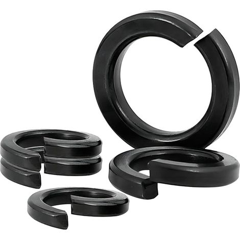 10 Pièces Rondelle de Blocage à Ressort, M18 Rondelles à Ressort, Rondelles Metal Rondelles Plates, Bague D'étanchéité pour Boulon/Vis (1/5)