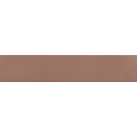 Aelle - Carrelage sol / mur brique effet béton terracotta mate 6x30 cm WADI TERRA - Vendu par boîte de 0.50 m² (1/4)