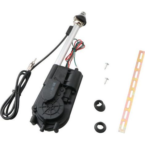 Antena eléctrica totalmente automática, kit de montaje de antena de radio FM/AM de repuesto para guardabarros de coche (1/4)