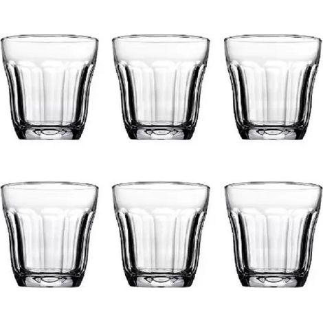 Pasabahce 6-Teilig Likörglas Likör Bardagi Glaskelche Cordial & Likör Extra Mini-Gläser 100ML Transparent