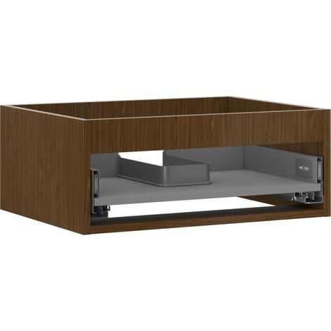 Mexen Box-A corps de meuble sous-lavabo 60 cm, 1 tiroir, noyer - 91AX0-0600-235-1-86 (1/4)