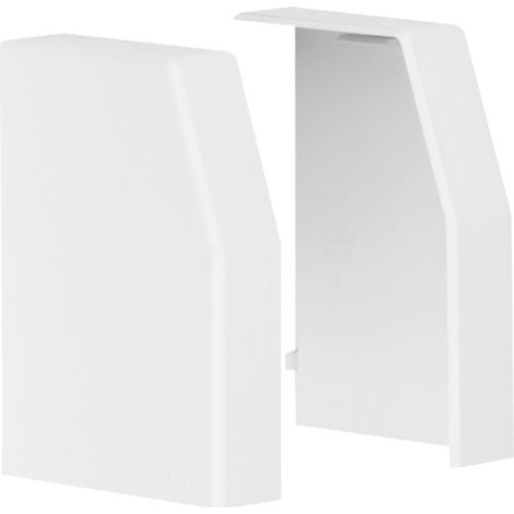 Embout de fermeture beha-set droit-gauche pour RK110 RAL 9010 blanc paloma HAGER L22369010
