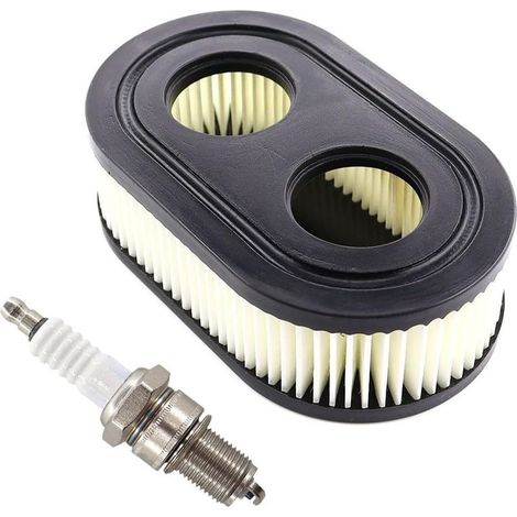 MCHNIC Filtre à air avec bougie d'allumage pour Viking MB 448.1 T, MB 448 T, Stihl RM448 RM443 RM253 Pièces de rechange pour tondeuse à gazon 550E 550EX 675 Eco-Plus 575EX Series (1/5)