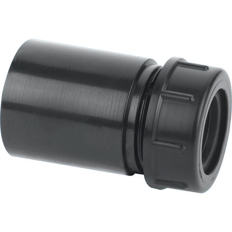 McAlpine R16-BL 1.25" x 19/23mm Reducer in ABS Black (1/5)