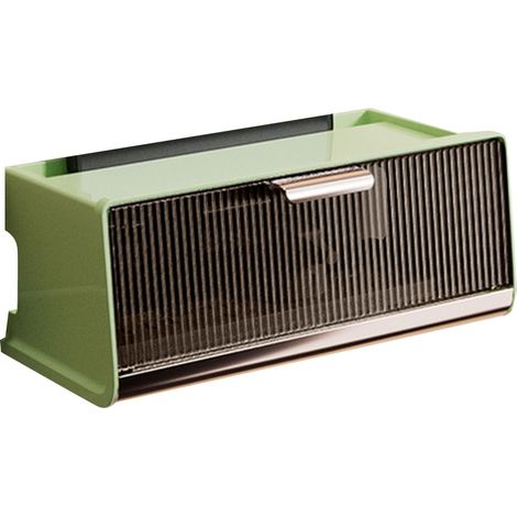 Boîte de rangement murale pour routeur Wi-Fi, grande capacité, multiprise, étui de rangement pour câbles, couleur cyan, taille moyenne 30 x 13,5 x 12,5 cm / 11,8 x 5,3 x 4,9 pouces (1/5)