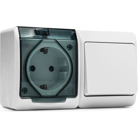 Interrupteur Famatel 5126 blanc 16 ampères 250 volts